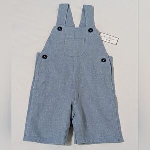 Tartine et Chocolat Baby Blue Overalls 18M Luxury French Designer NWT